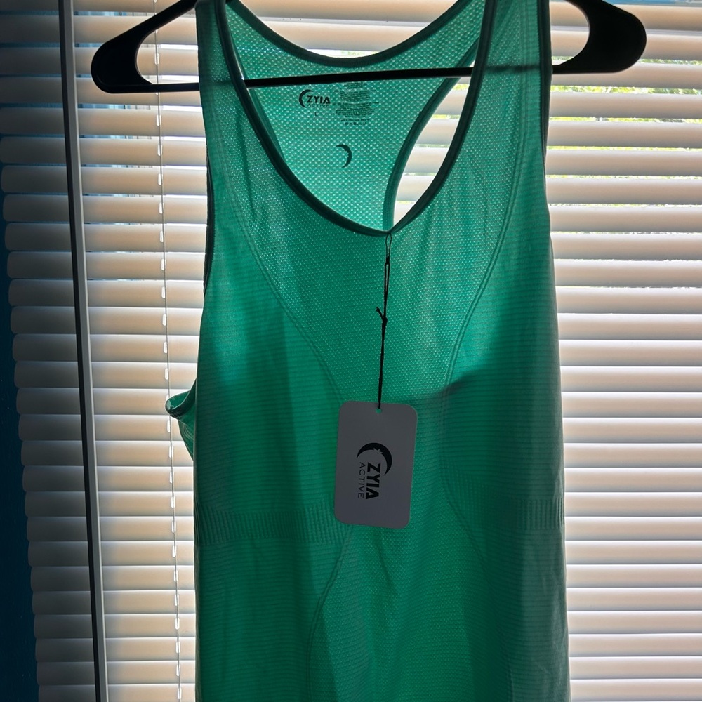 Teal tank top